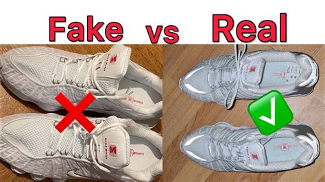 nike shox tl fake vs real|how to tell nike shoes authenticity.